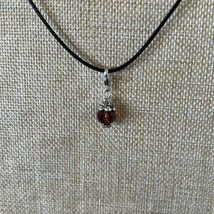 Necklace with Sparkling Bead